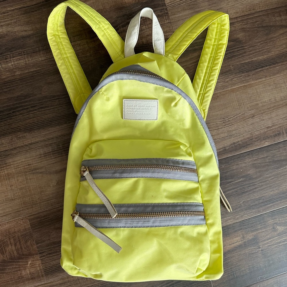 MARC BY MARC JACOBS NYLON COW LEATHER TRIM WORKWEAR BACKPACK